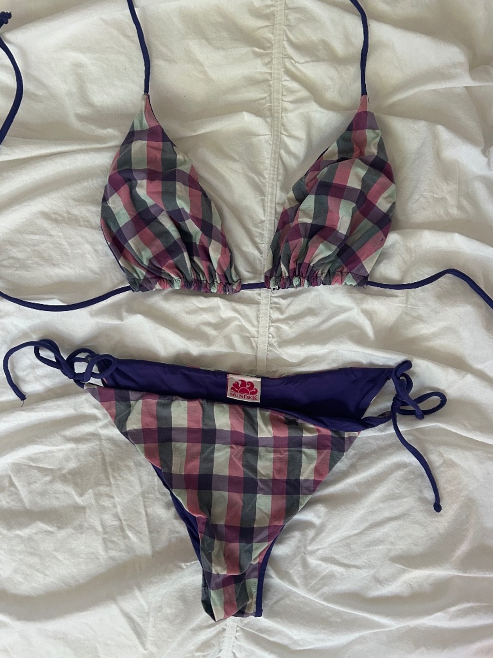 Vintage Plaid Bikini